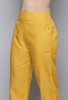 Yellow sequins silk salwar 5