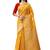 Orange woven silk saree with blouse