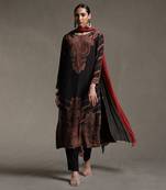 Black Printed Kurta Set