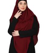 Nazneen Frill around shoulder, Triangle instant ready to wear tie at back Trendy Hijab