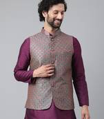 Hangup nehru-jacket for men's