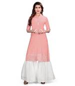 Peach gotta patti cotton salwar