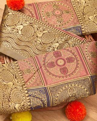 SOFT SILK SAREE WITH BLOUSE 3