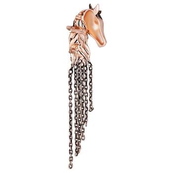 Blue crystal brooch 3