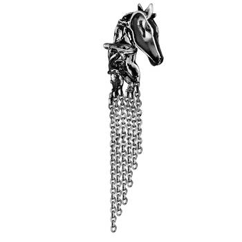 Blue crystal brooch 3