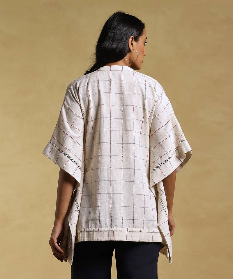 White Checkered Kurti