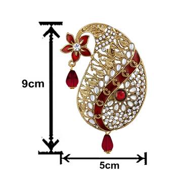 Multicolor crystal brooch 5