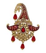 Multicolor crystal brooch