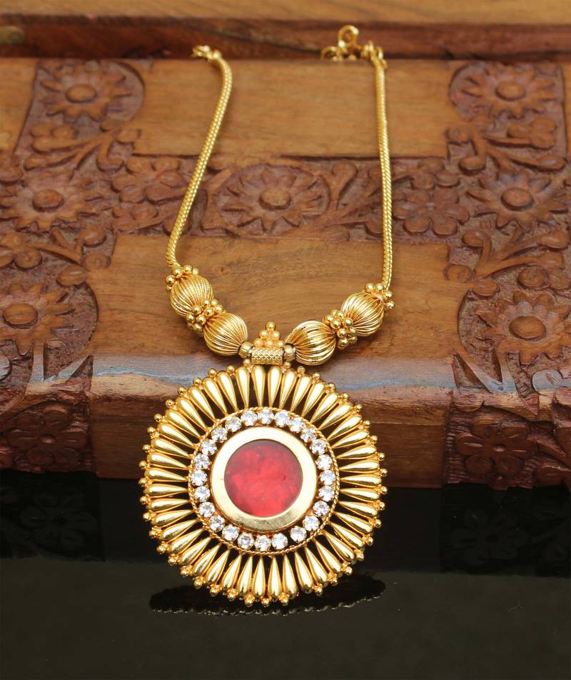 Gold plated Kerala traditional necklace