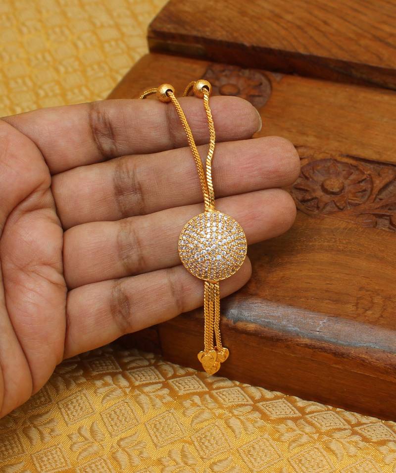 Gold plated kerala style necklace