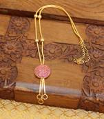 Gold plated kerala style necklace