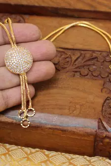 Gold plated kerala style necklace