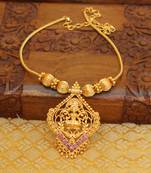 Gold plated Temple necklace