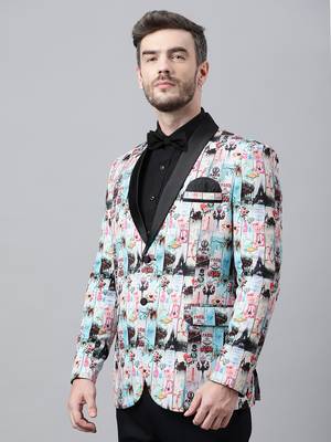 Hangup Party wear Blazers for men's 3