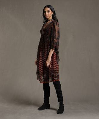 Black Printed Dress by RITU KUMAR 2