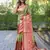 Green Woven silk blend Blend Saree With Blouse