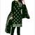 Green embroidered organza salwar