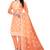 Orange embroidered organza salwar