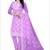 Purple embroidered organza salwar