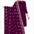 Wine embroidered organza salwar