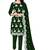 Green embroidered georgette salwar