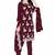 Wine embroidered georgette salwar