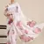 Women'S Georgrtte With Floral Printed Saree 