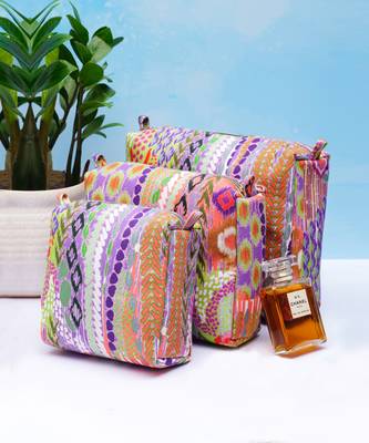 African Print Vanity Kit Set 1