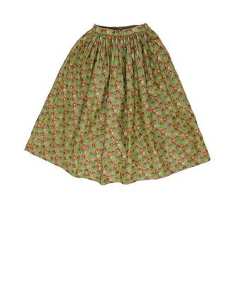 CHARTREUSE BANARASI SKIRT 3