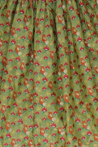 CHARTREUSE BANARASI SKIRT