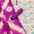 Purple floral print cotton salwar
