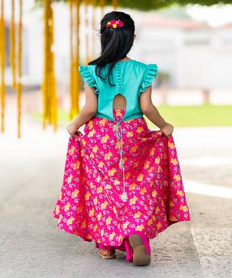 PERCHED OWL LEHNGA SET 2