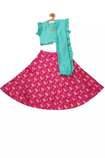 PERCHED OWL LEHNGA SET