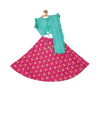 PERCHED OWL LEHNGA SET 4