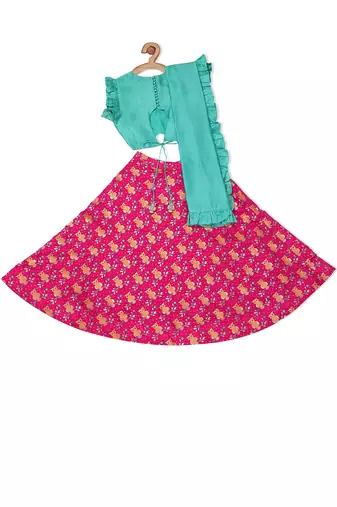 PERCHED OWL LEHNGA SET