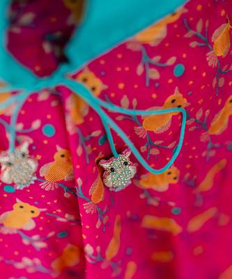 PERCHED OWL LEHNGA SET 7