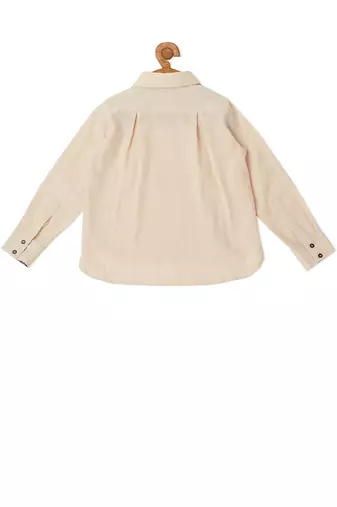 multicolor COTTON ASSYMMETRIC CASUAL SHIRT