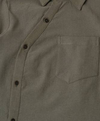 multicolor COTTON ASSYMMETRIC CASUAL SHIRT 7