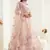 Peach Coding Embroidered 2-Layer With Net And Silk Satin Semi Stitched Lehenga