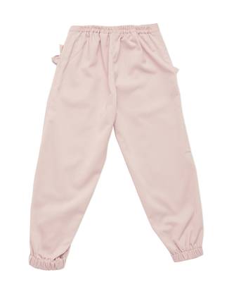 multicolor COTTON JOGGERS WITH BOWS 5