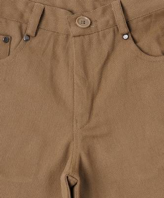 brown COTTON KHAKI BOARD SHORTS 5
