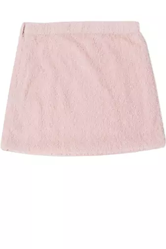pink COTTON RETRO MINI SKIRT