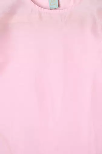 CHANDERI BUBBLE PINK KURTA PYJAMA SET