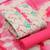 Pink floral print cotton salwar