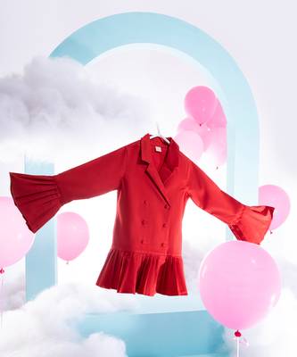 Chic Biker Girl Jacket Dress 2