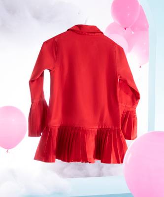 Chic Biker Girl Jacket Dress 3