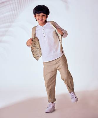 JOGGER STYLE LINEN TROUSERS 1