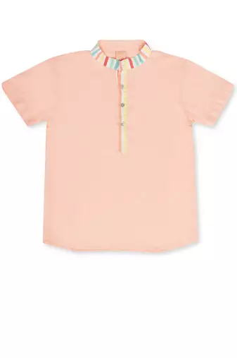 MANDARIN COLLAR SHIRT