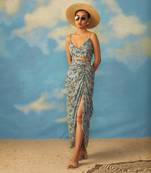 Pencil skirt and blouse