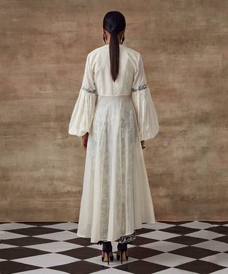 Ivory Iris Straight Kurta Set  3